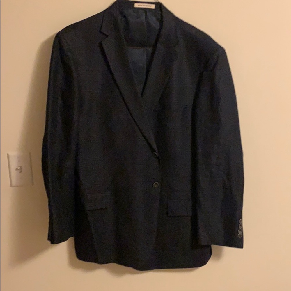 Joseph Abboud navy checkered sport coat